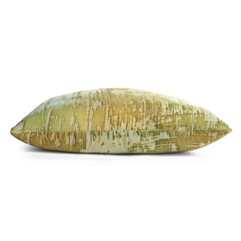 Brush Stroke Square Pillow Cover & Insert, Scallion, 20"H x 20"W