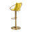 Nakyra Swivel Upholstered Adjustable Height Counter Stool with Metal Frame-1966517520