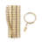Cambria Designer Series 2 inch Premium Easy Glide Metal Curtain Rings with Smooth, Quiet Nylon Inserts-99470009