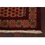 Tapis unique en laine noué à la main rouge / beige nouvel âge Balouch 3 pi 1 po x 4 pi 9 po Nolberto