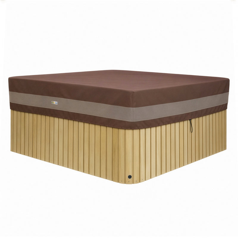 Couvre-spa carré ultime résistant à l'eau, H 14 po x l 96 po x P 86 po