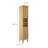 Render Tall Narrow Bathroom Storage Cabinet-101179011