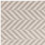 Bray Grey/Cream Chevron Area Rug-1573964906