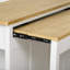 Îlot de cuisine de 47 po avec table de salle à manger extensible, table de cuisine en placage de bois d'hévéa avec support de rangement interne, prise de courant, îlot de cuisine avec rangement 2 tiroirs et 2 armoires-54542996