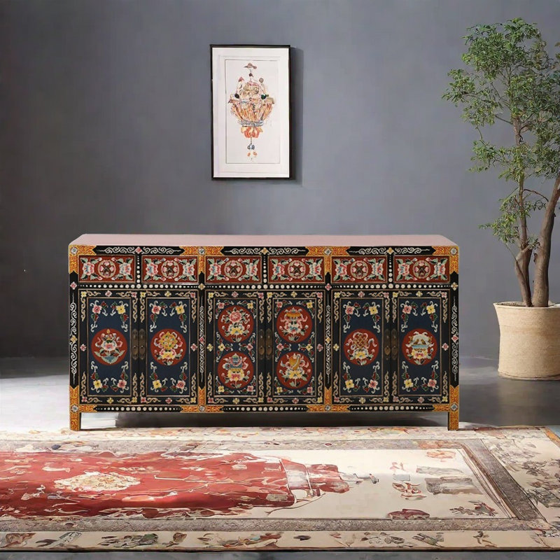 Exquisite Retro Practical Accent Cabinet