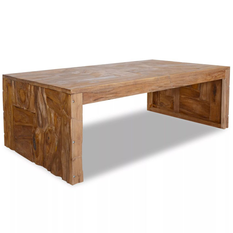 Dillwyn Solid Wood Sled Coffee Table