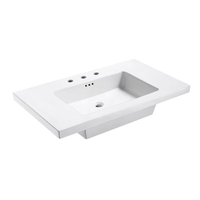 Plateau de meuble-lavabo simple 37 po Eclipse