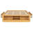 Queen Size Platform Bed Frame with 4 Storage Drawers and Hydraulic Lift Footboard Storage, No Headboard, Modern Space-Saving Design-2102514866