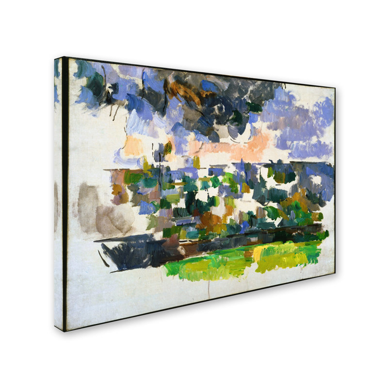 «The Garden At Les Lauves», reproduction sur toile tendue, H 35 po x l 47 po