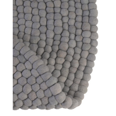 Gregorey Abstract Wool Gray Area Rug