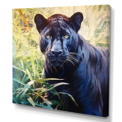 Panther'S Gaze IV - Animals Canvas Art Print