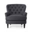 Fauteuil club avec repose-pieds