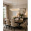 Lustre transitionnel en chrome 17 lumières avec cristaux transparents-1128990755