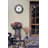 Outdoor Round Polyresin Wall Clock 13 Inches - Multi-Color
