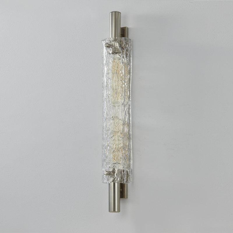 HARWICH 2 LIGHT WALL SCONCE, Polished Nickel