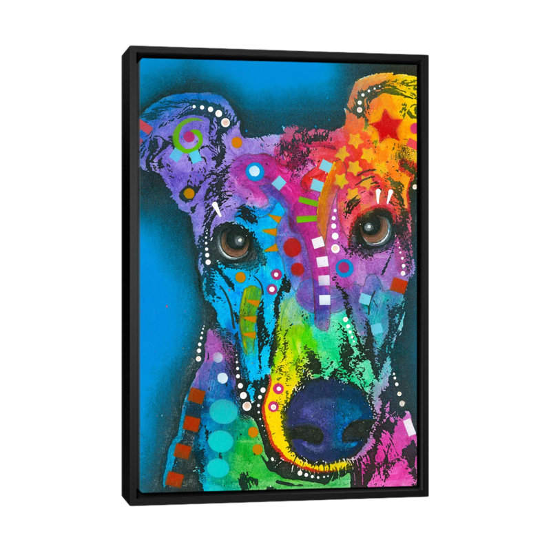 Quel est le raisonnement qui pense à propos ? impression sur toile tendue, impression sur toile tendue, Toile avec cadre noir