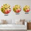 Horloge murale moderne rouge, rouge et liquide Art I-1858167998