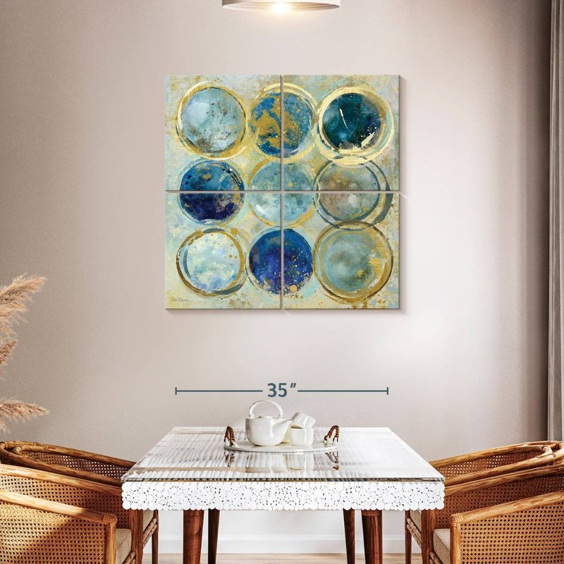 Alignment Gold, 38" H x 38" W