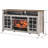 Electric Fireplace Tv Stand, 55", Gray Wash. 1500W Heat. Maintain Natural Humidity. Touch Button. Spacious Storage. Modern Style 55 Inch Stand With Fireplace, 64F - 82F Temperature Range. Storage