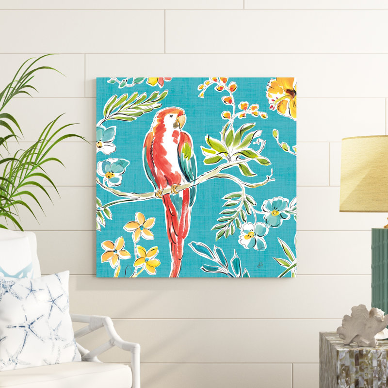 Oasis tropicale III, H 36 po x l 36 po x P 1,25 po