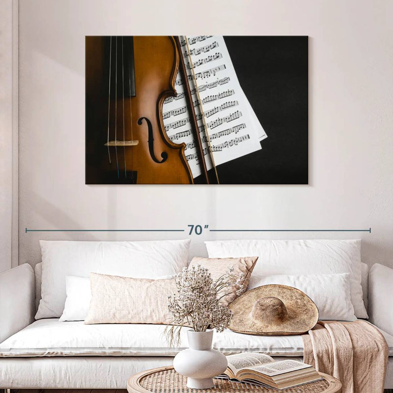 Violin Practice Sheets, 30" H x 45" W