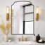 Miroir mural arqué en fer pour salle de bain et chambre à coucher-1011175142-1011175143