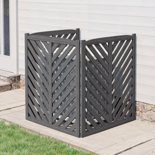 Wooden Outdoor Privacy Fence Panels (3 Panels)