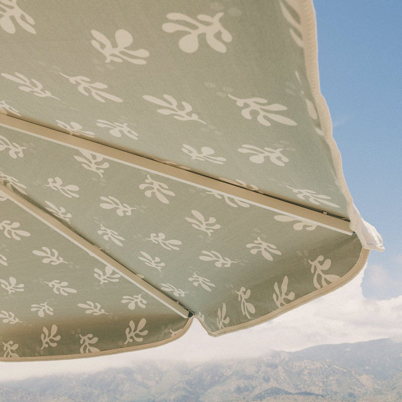 Parasol de marché, Crème / Havane