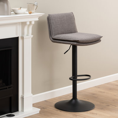 Bornier Upholstered Adjustable Height Counter Stool