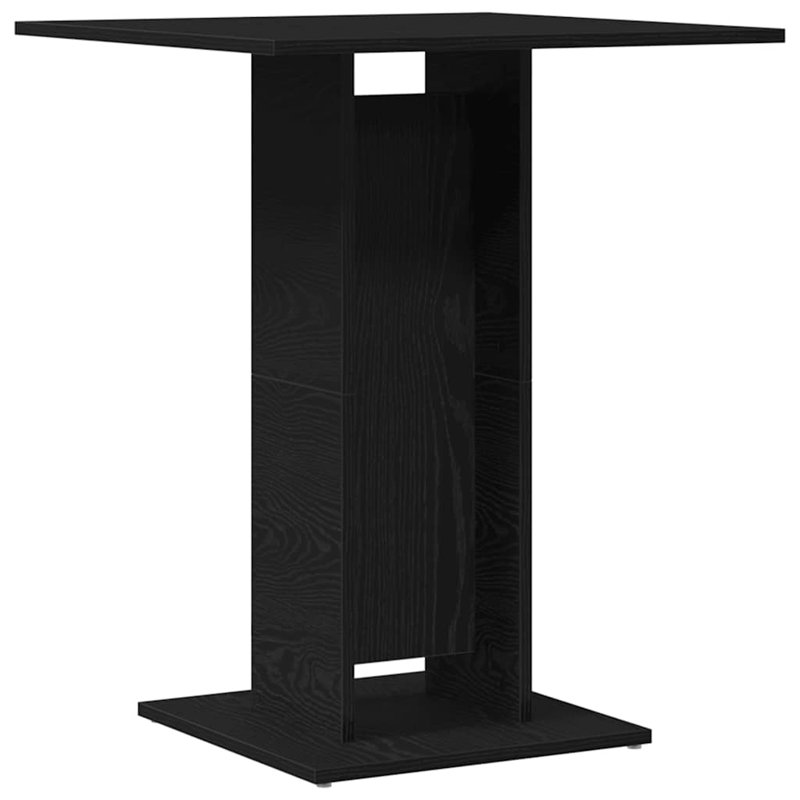 Anderw Square 60cm L x 60cm W Dining Table, Black Oak