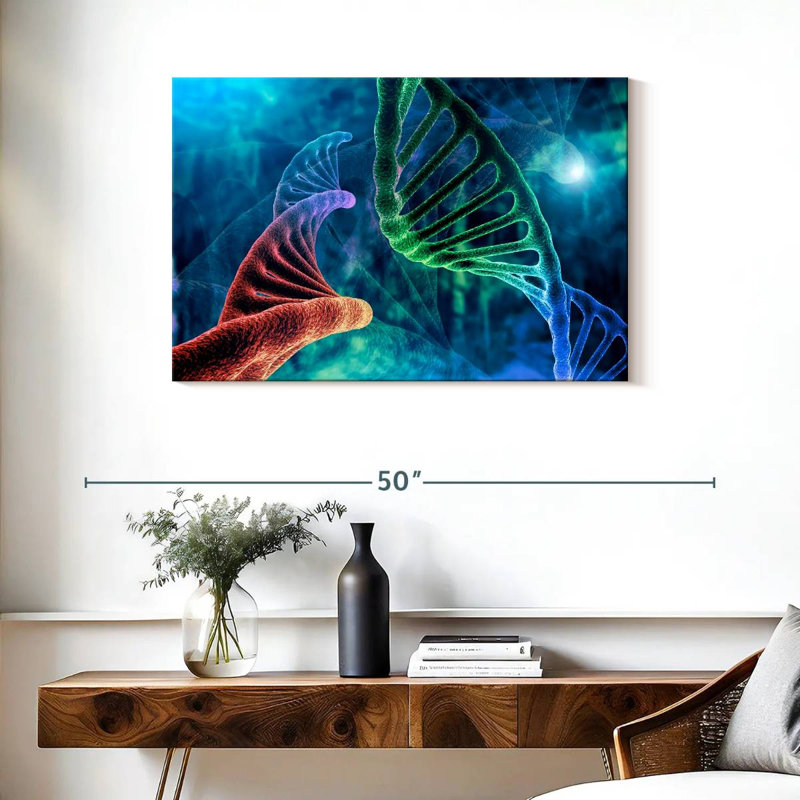 Keiri Two DNA Strands, 24" H x 36" W