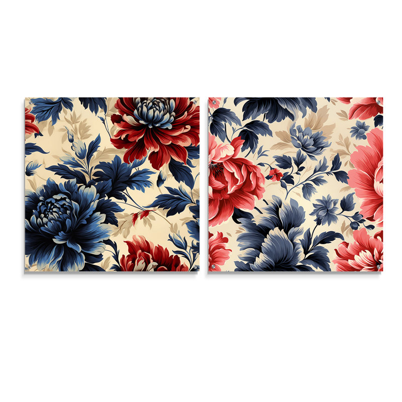 Savane - Ensemble de 2 peintures murales abstraites en acrylique, H 36 po x l 73 po