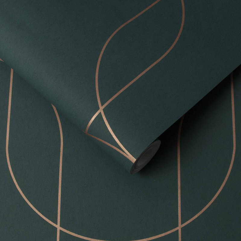 Geometric Double Roll, Green