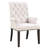 19.5'' H Tufted Linen Upholstered Armchair-117195006-117195007