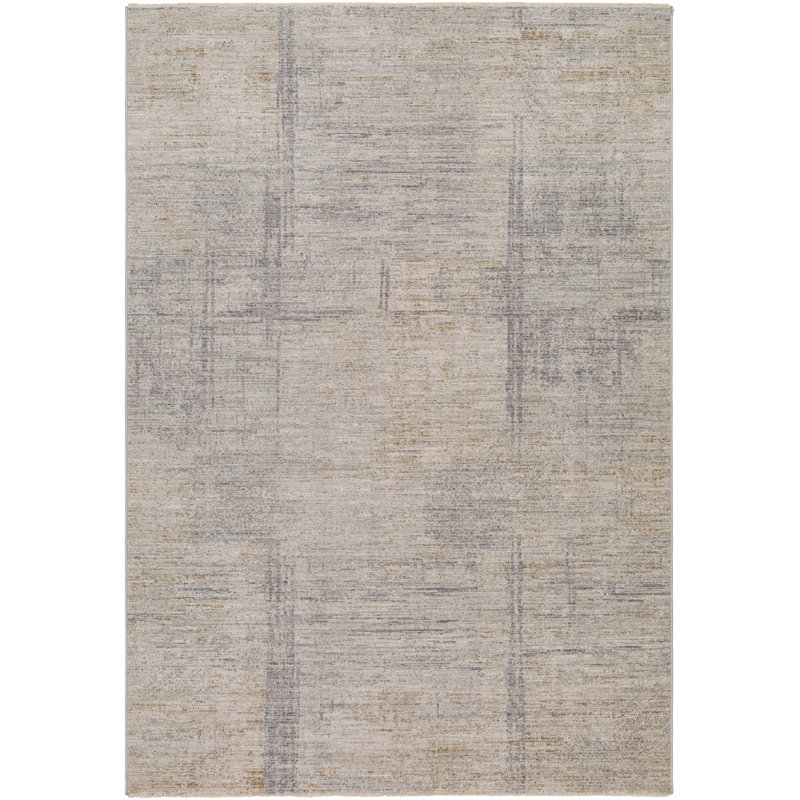 Pyrs Abstract Indoor Rug, Round 7'10"