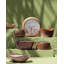 Bougie multi-mèches en bois d'acacia et cire Jeimi-89104223