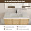 Ensemble de meuble-lavabo simple 48 po avec plateau en résine Melsonby-1899061170
