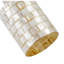 Modern Cylindrical Pendant Light Shade Mother Of Pearl Style Mosaic By 