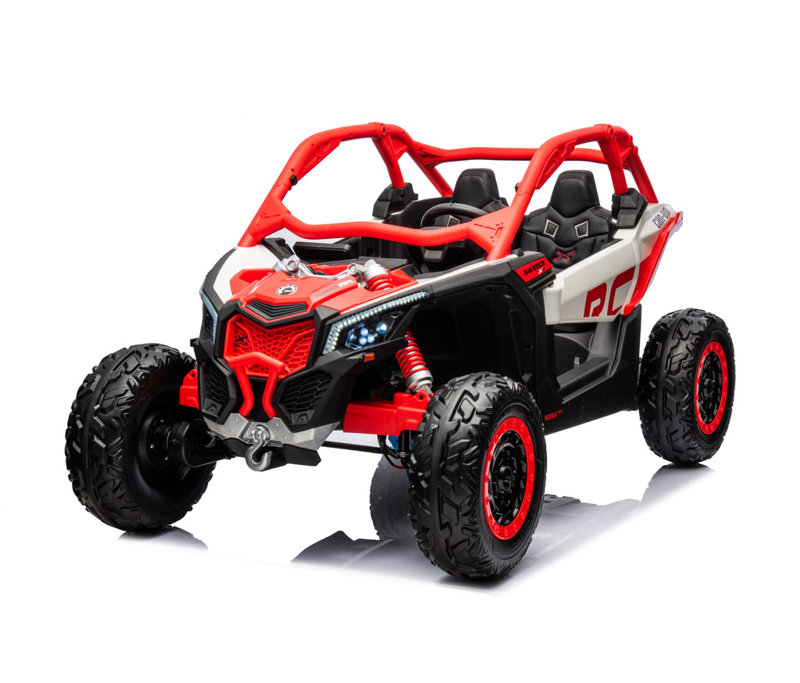 Freddo 48 Volt 2 Seater Battery Powered Ride On with Remote Control, Red