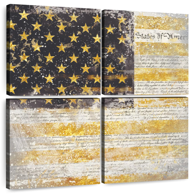 Drapeau Borges Americana, H 26 po x l 26 po