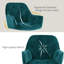 Modern Velvet/Linen Upholstered Dining Chair With Arm-327538288