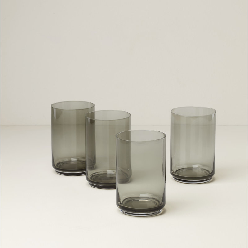 Tuscany Stackable Coolers, Set of 4, Amber, Gray