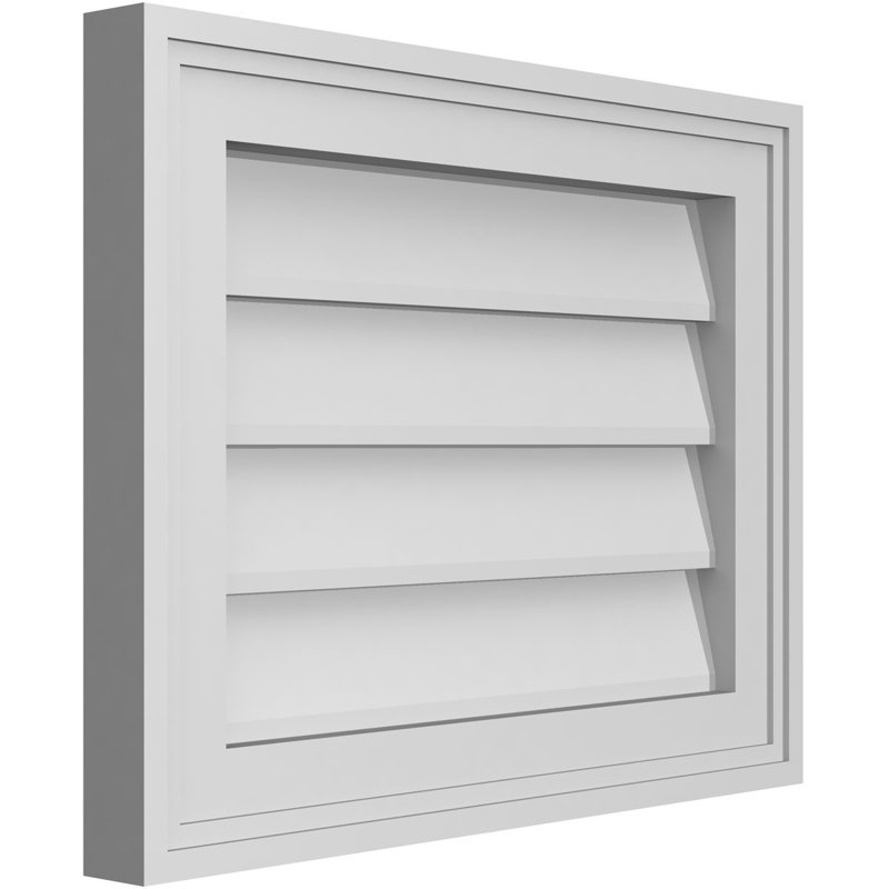 Cadre en brique, brun clair apprêté, H 14 po x l 18 po x P 1,5 po