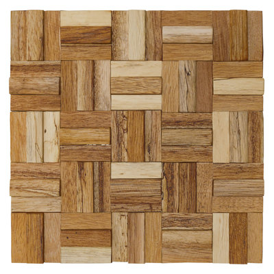 Carreau de mosaïque murale 11 po, l 11 7/8 po x H 11 7/8 po x P 1/2 po