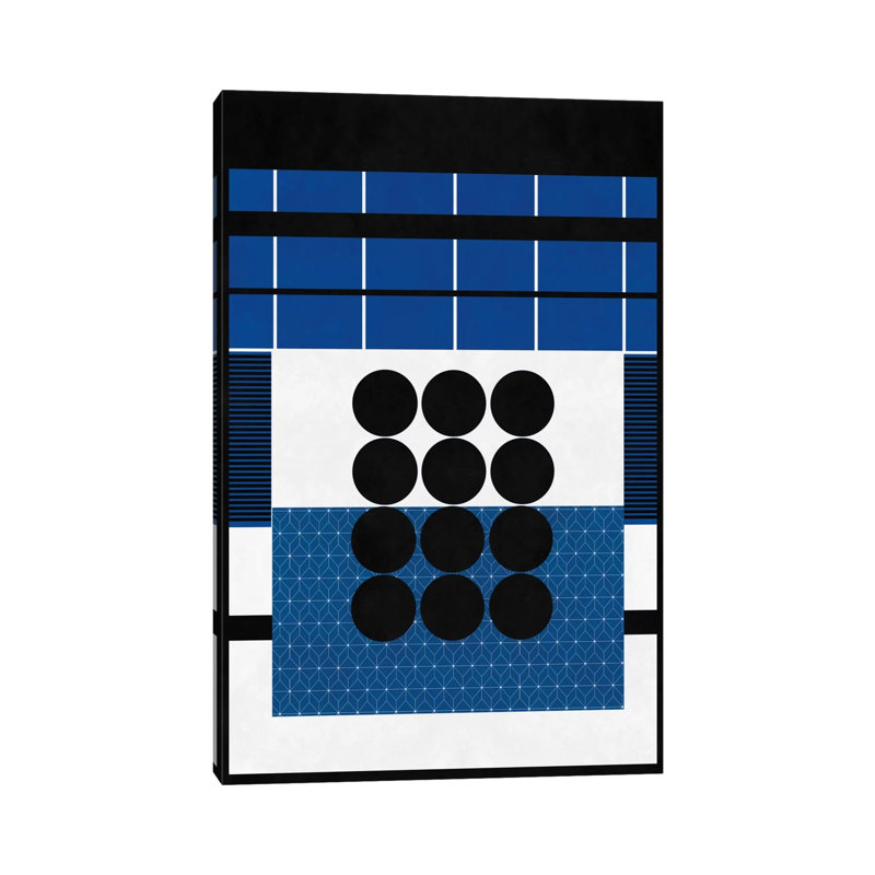 A Study In Geometry - Wrapped Canvas Print, 20.32 cm H x 30.48 cm W