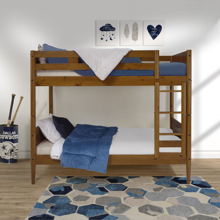 Florala Twin over Twin Solid Wood Bunk Bed