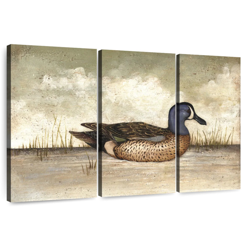 Brampt Blue Winged Teal Duck, 42" H x 65" W