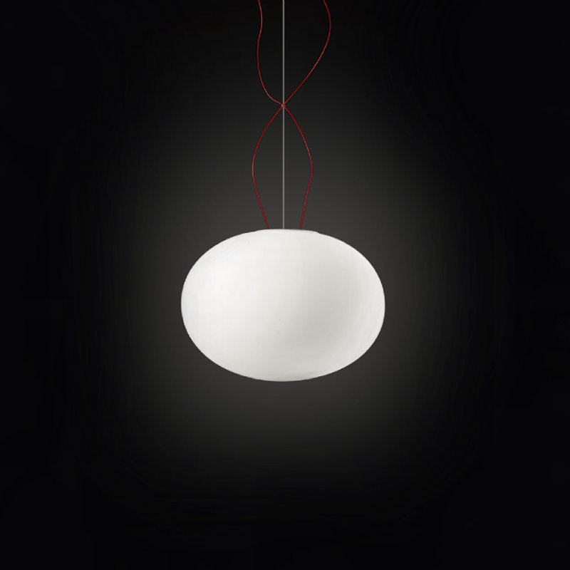 Gilbert 1 - Light Single Globe Pendant, 13" H x 17.75" W x 17.75" D, LED Warm
