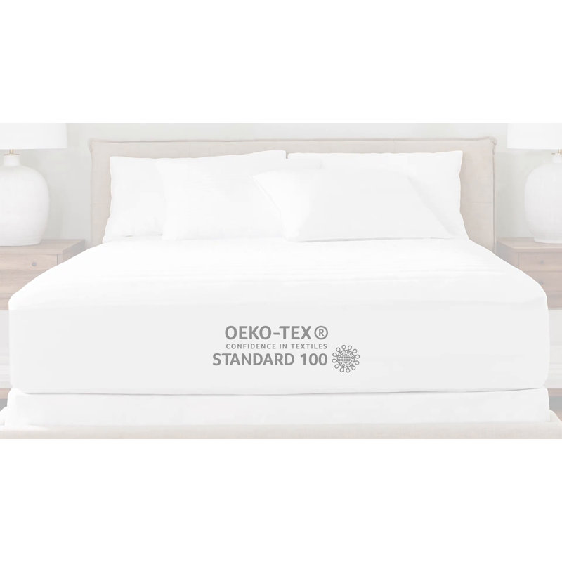 Twin White Waterproof Hypoallergenic Padded Mattress Protector