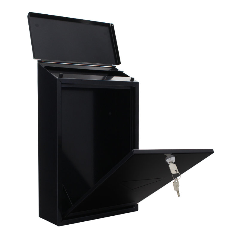 Bonnaford Locking Wall Mounted Letter Box, Anthracite